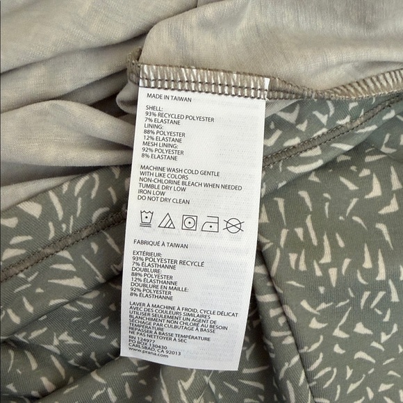 Prana Jewel Lake Sleeveless Summer Dress in Juniper Green Sharkstooth Sz XL - Picture 12 of 13